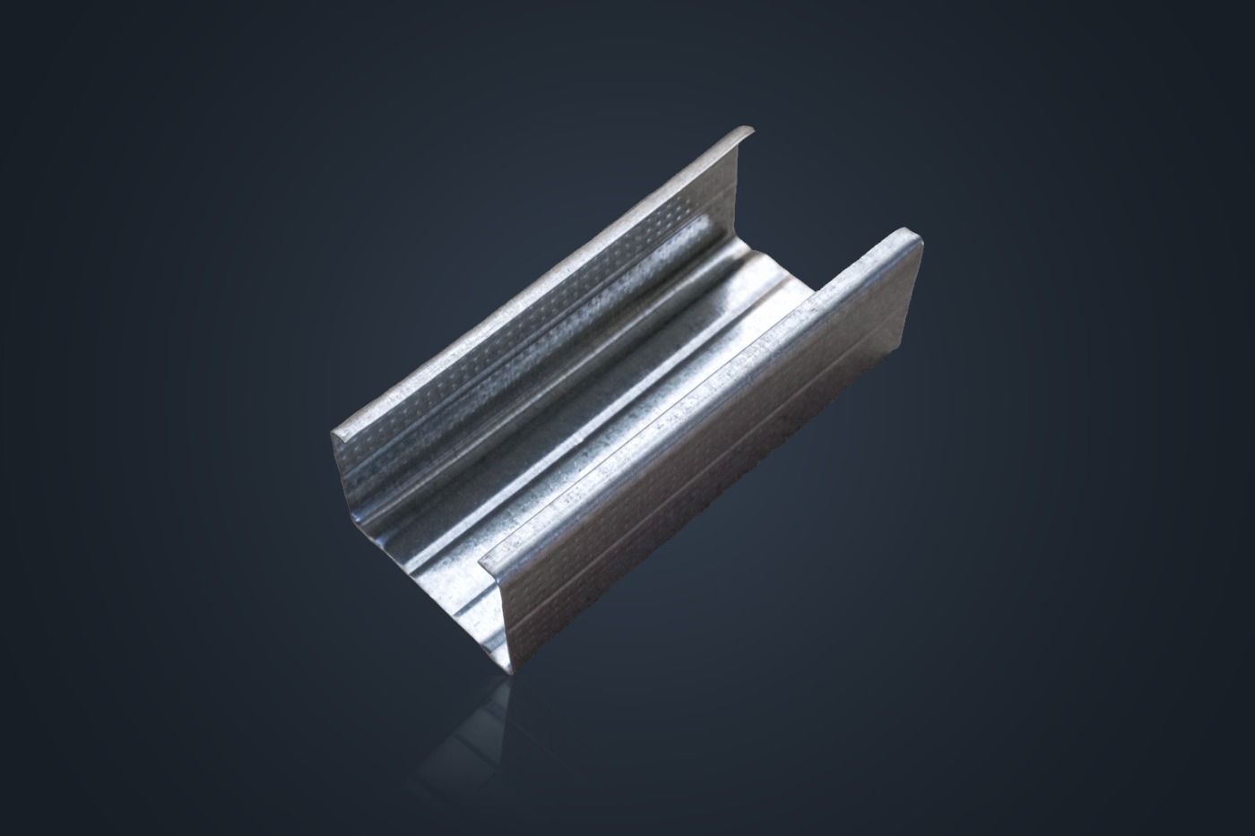 Stud — view 2 of 4, galvanised steel profile on a plain background.