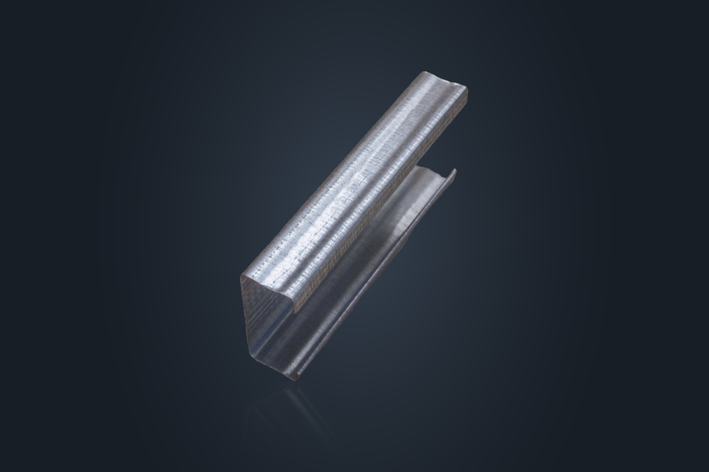 Ceiling Profile — view 1 of 2, galvanised steel profile on a plain background.