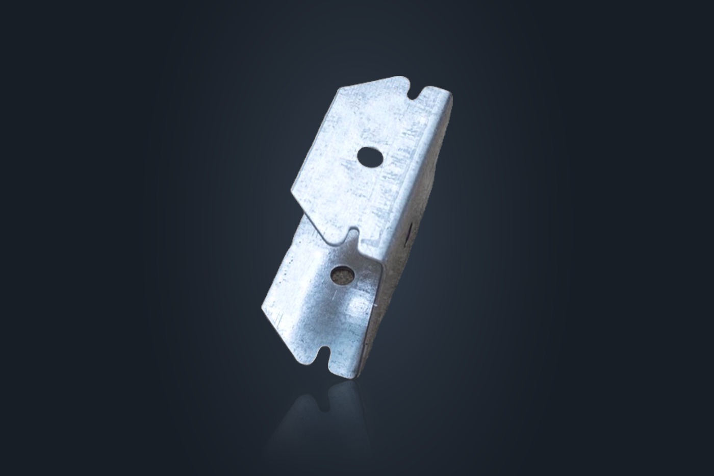 Pivot — view 2 of 2, galvanised steel profile on a plain background.