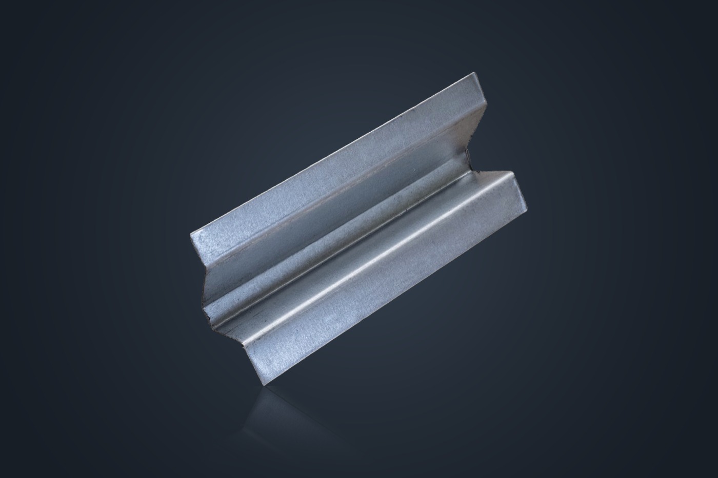 V Batten — view 1 of 2, galvanised steel profile on a plain background.